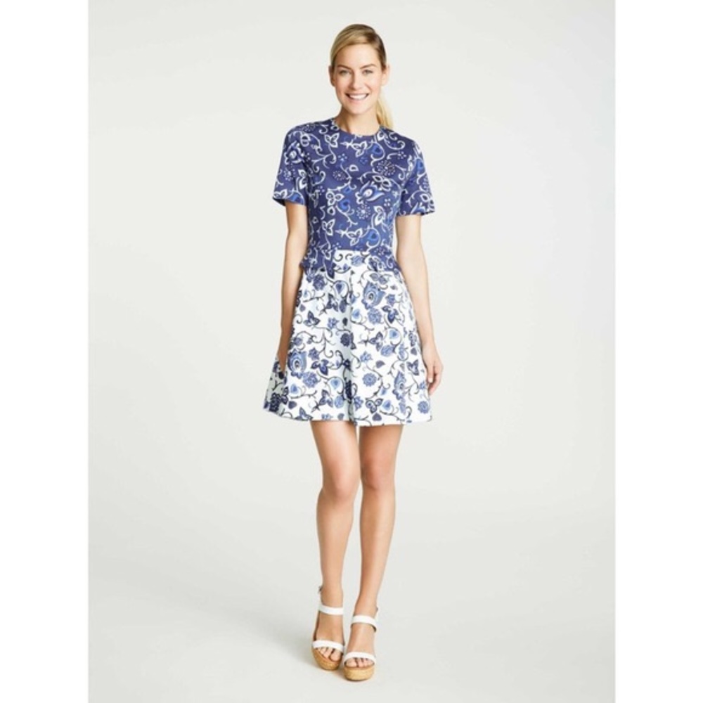 Draper James Oak Vine Love Circle Dress